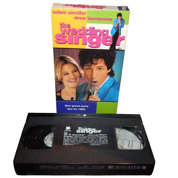 THE WEDDING SINGER vintage VHS in original paper case - Picture 2 of 7